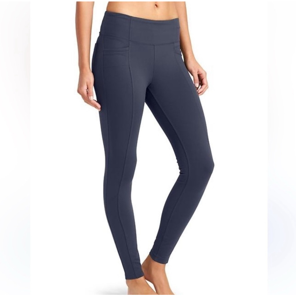 Athleta Metro High Waisted Legging Flint Gray Size Small wicking breathable